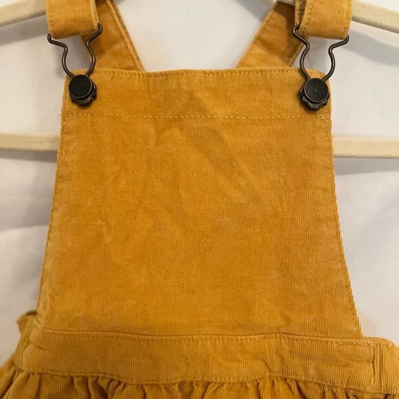 Kids Mustard Overalls - Picture 2 of 4